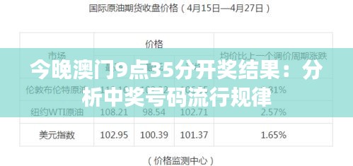 今晚澳門(mén)9點(diǎn)35分特號(hào)，探索未知的幸運(yùn)之旅，澳門(mén)未知幸運(yùn)之旅，今晚9點(diǎn)35分特號(hào)揭曉！